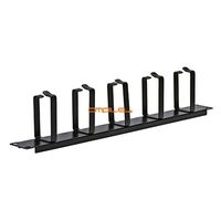 MonoPrice 7308 1.75 Inch Metal D-Ring Cable Management Rack