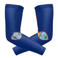 Guam Flag 1 Pair UV Protection Cooling Long Sports Arm Sleeve