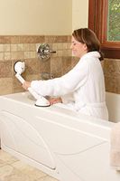 Pivot Grab bar with Suction Cups and telescoping 22"-27" commercial Grade