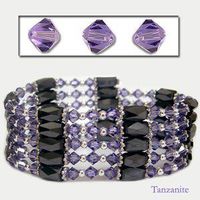 Accents Kingdom Magnetic Hematite Necklace Bracelet Made with Swarovski Crystals T