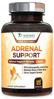 Adrenal Support & Cortisol Support 1300mg - High Potency Stress Support & Adrenal Support Supplement with Ashwagandha, Licorice Root, Rhodiola Rosea & Other Herbs, Non-GMO - 120 Capsules