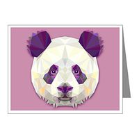 Note Card Triangle Panda Bear