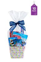 Clear Basket Bags 16” x 24” Cellophane Gift Bags for Small Baskets and Gifts 1.2 Mil Thick (10 Bags)