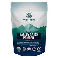 Aspen Naturals Organic Barley Grass Powder - USA Grown, Premium Superfood. Supports a Healthy Immune System and is Rich in Amino Acids, Vitamins, Chlorophyll. Add to Juice, Smoothies & More