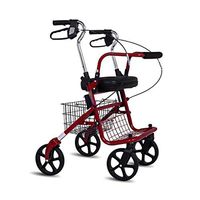 Seniors shopping cart Rollator Walking Frame Walking Frames Convenient Foldable Elderly Walker Shopping Cart Multi-Function Four-Wheeled Walker Walking Aid Trolley Walkers