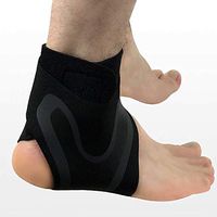 Gracefulvara Ankle Stabilizer Support Brace Foot Sleeve Socks for Sports Protects Against Chronic Ankle Strain Right Feet,L