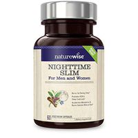 NatureWise Nighttime Slim with Capsimax | Burn 116 Calorie While You Sleep | Promotes a Restful Sleep, Burns Fat, Reduces Hunger | Non-GMO, Vegetarian, Gluten Free [1 Month Supply - 60 Count]