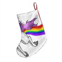 Flying Unicorn Best Fashion Xmas Socks Hanging Decoration Candy Bag Party Holiday Christmas Santa Claus Home Decor Gift