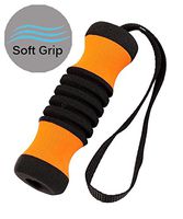 Cane Replacement Offset Hand Grip- Orange/Black