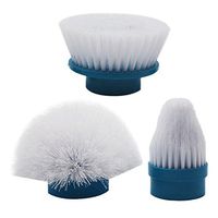 Fityle 3 x Turbo Scrub Electric Cleaning Brush Head Cleaner Tile Clean Bathroom Kit