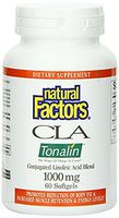 Natural Factors CLA Tonalin Linoleic Acid Softgels, 60-Count