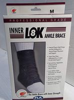 BSN Medical/Jobst 40-511MDBLK Inner Lok 8 Ankle Brace, Medium, Black
