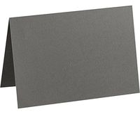 A1 Folded Card (3 1/2 x 4 7/8) - Smoke Gray (250 Qty.)