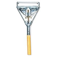 Quick Change Metal Head Mop Handle for No. 20 & Up Heads, 54in Wood Handle