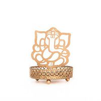Buycrafty Ganesh Ji Shadow Lamps tealight candle holder for Pooja and Decorative Showpiece Gifts Set