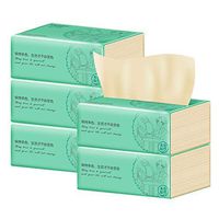 3-Ply Facial Tissue, Daily Soft&Comfort Facial Tissues, 300 Tissues per Box(Pack of 5)