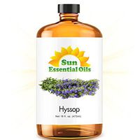 Hyssop Essential Oil (Huge 16oz Bottle) Bulk Hyssop Oil - 16 Ounce