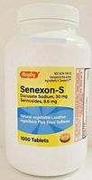 Rugby Senexon-S Senna & Dousate Sodium 1000ct