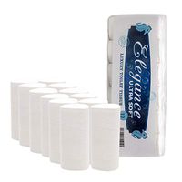 QBQCBB Comfort Care Toilet Paper Hollow Replacement Roll Paper Kitchen Paper Towels (A-White, 12 Roll/Pack)