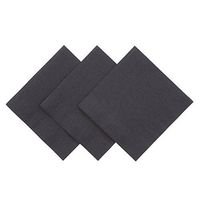 Royal Black Beverage Napkin, Package of 200