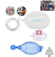 FMXYMC Portable Simple Respirator Adult Ambu Bag Cardiopulmonary Resuscitation First Aid Kit Suitable for Children and Adults