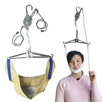 RZDJ Neck Traction Cervical Traction Device Neck Stretching Devices Adjustment Chiropractic Medical Collar for Neck Braces Supports (Color : A)