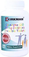 Kirkman Coenzyme Q10 25 mg Children's Chewable Tablets || 250 Tablets || CoQ10 || Free of Common allergens || Gluten Free || Casein Free || Supports Immune System