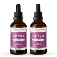 Secrets Of The Tribe - StopCarb, Carb Blocker Formula, Herbal Supplement Blend Drops Alcohol-Free Liquid Extract (2x4 fl oz)