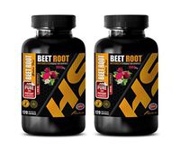 Circulation Support Supplement - Beet Root 1000MG - Rich Source of Vitamins and Minerals - Beetroot Supplement - 2 Bottles 240 Capsules