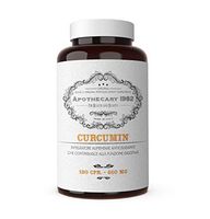Dulàc - Apothecary 1982 - Curcumin + Black Pepper - 180 Tablets – Antioxidant and Anti-inflammatory - 500 mg + 10 mg Piperine