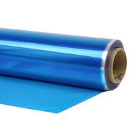 40" Inch 100' Ft Gift Wrap - Cello/Cellophane Wrap Roll. (Blue)