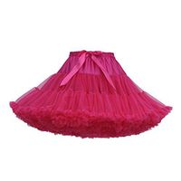 Theoylos Women's Tutu Vintage Tulle Skirt Ladies Ballet Bubble Dance Skirts Fashion Pleated High Waisted Tutu