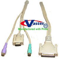 SuperEcable - 15081-10 Ft - Rose KVM Auto Device Cable Set (Rose Part No - CAB-CX0606C10)