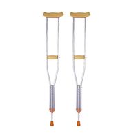 Aluminum Alloy Cane, Adjustable Walker, Lightweight and Durable, Non-Slip Non-Slip Cane, Suitable for The Elderly, Fractures of The Disabled,Silver