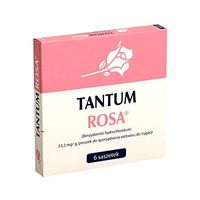 TANTUM ROSA N6 Vaginal Sachets - Relief for Discharge, Itching, Irritation, Burning & Pain