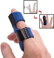 Trigger Finger Splints Plus 2 Gel Sleeves, Finger Knuckle Immobilization, Mallet Finger Brace for Broken Finger for Arthritis Pain, Sport Injuries, Basketball, Baseball, Bowling