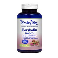 Healthy Way 100% Pure Forskolin 500mg - Fat Burner Weight Loss Fuel - NON-GMO 100% Money Back Guarantee!