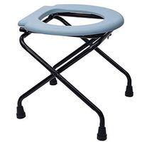 ZBYXZIGJ Folding Commode Chair,Toilet Seat Lightweight Portable Bathroom Chair Commode Chair by Elite Care - Blue