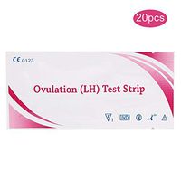 20pcs Ovulation Test Strip， Home Accuracy Urine LH Test Strip Detection Indicator，Ovulation Predictor Kit for Home Use，Rapid and Accurate Results，Safe and Hygienic