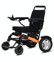 Skyhawk HD Feather Weight Folding Electric Wheelchair Silver - ONLY 50l bs! -FDA Approved for Airplanes- with Free Extra Battery,Charger and Cover