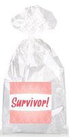 Breast Cancer Survivor Party Favor Bags with Ties - 12pack