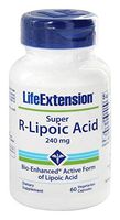 Life Extension, SUPER R-LIPOIC ACID - 60 VEGETARIAN CAPSULES, 240 mg
