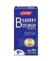 CATALO - Bilberry Eyebright Extract Gold, Bilberry Supplement for Eyes, Relief Eye Fatigue, Bilberry Extract, Lutein and Zeaxanthin from Marigold Extract, 60 Capsules