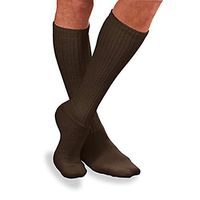 SensiFoot Knee-High Mild Compression Diabetic Sock Medium, Brown 110857 Qty 1