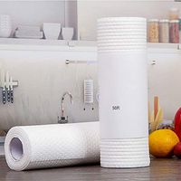 Reusable Cleaning Wipe Household and Kitchen Rag Disposable Cleaning Cloth Dish Cloth Towel Lazy Rag Use Kitchen Paper Towel Wash Towel 50 Pieces Wet and Dry