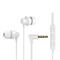 in-Ear Earphones, Wired Earbuds with Microphone and Volume Control, Headphones Crystal Clear Sound, Ergonomic Comfort-Fit, White