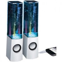Merkury Innovations Rhythm Universal LED & Water Dancing Stereo Speakers