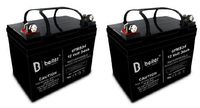 12V 35A Battery for Rascal 130 230 240 Deluxe 235 245 250 PC 252LE 255 260LE - 2 Pack Brand Product Beiter DC Power