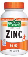 Botanic Choice Zinc 50 mg,100 Tablets