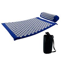 YITIAN Lotus Acupoint Acupressure Mat and Pillow Set,High-End Cotton and Linen Acupuncture Lotus Massage Cushion Relieve Back, Neck Pain, Relieve Muscle Tension, Help Sleep